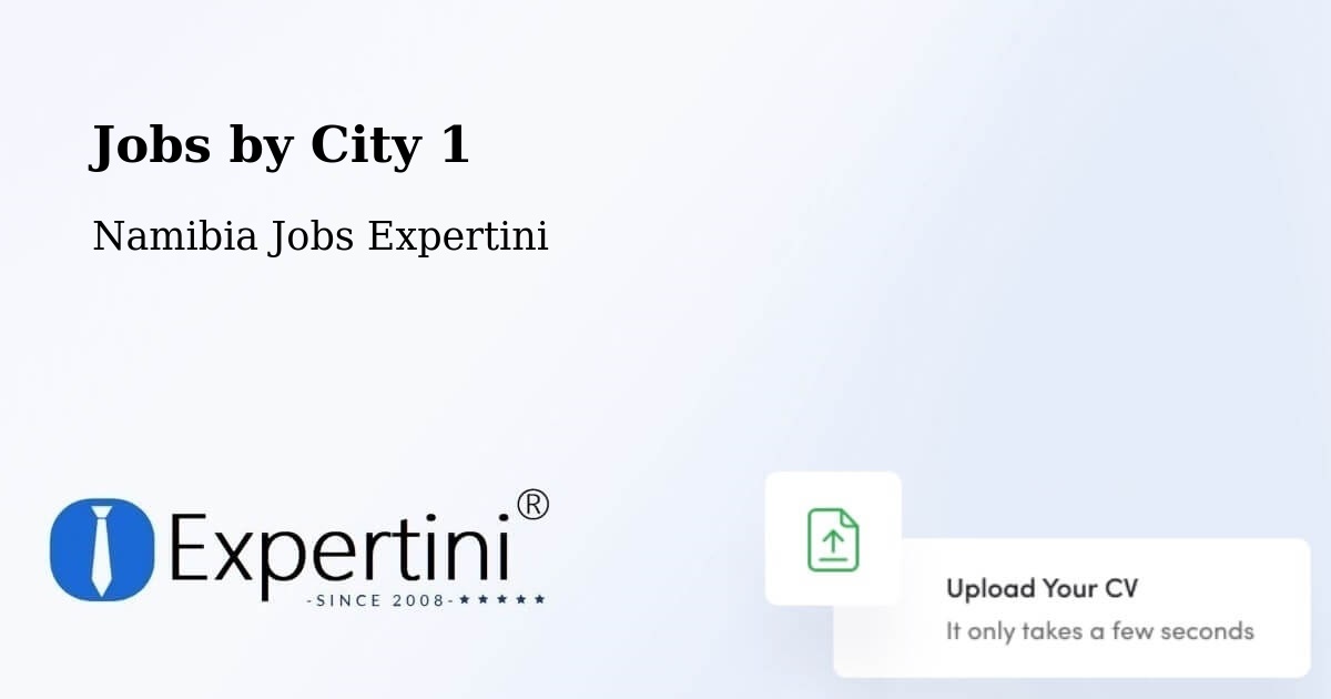 City Jobs in Namibia - Expertini
